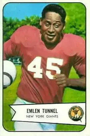 1954 Bowman #102 Em Tunnell