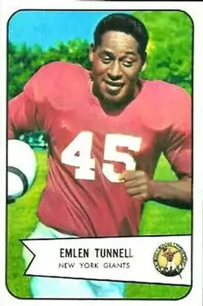 1954 Bowman #102 Em Tunnell