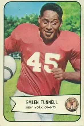 1954 Bowman #102 Em Tunnell