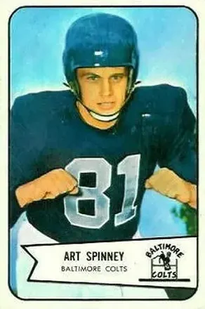 1954 Bowman #126 Art Spinney