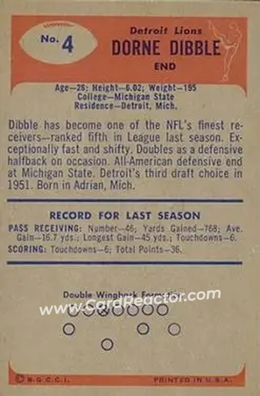 Back of Dorne Dibble