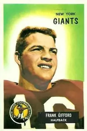 1955 Bowman #7 Frank Gifford