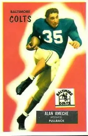 1955 Bowman #8 Alan Ameche