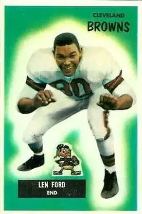 1955 Bowman #14 Len Ford
