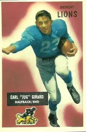 1955 Bowman #15 Earl "Jug" Girard