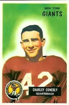 1955 Bowman #16 Charley Conerly