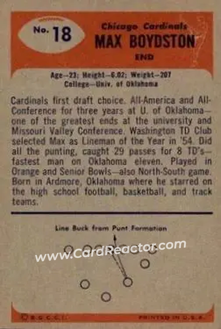 Back of Max Boydston