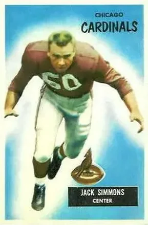 1955 Bowman #27 Jack Simmons