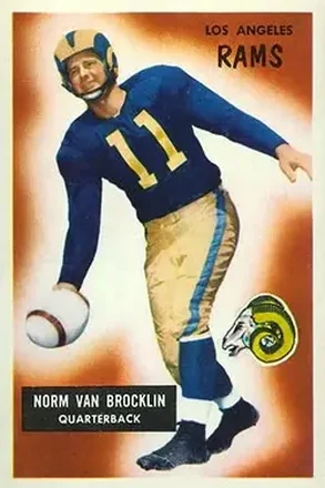 1955 Bowman #32 Norm Van Brocklin