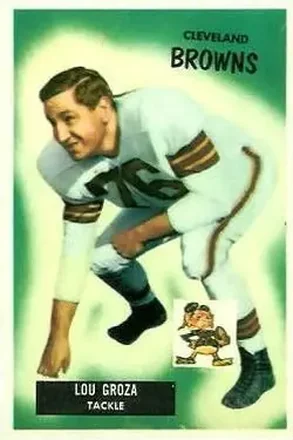 1955 Bowman #37 Lou Groza