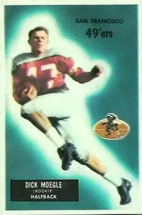 1955 Bowman #48 Dick Moegle