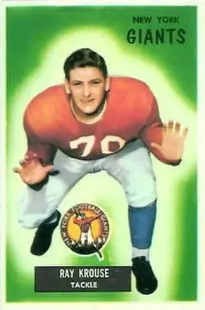 1955 Bowman #51 Ray Krouse