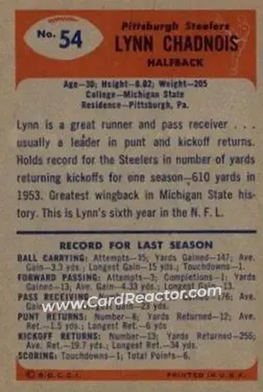 Back of Lynn Chandnois