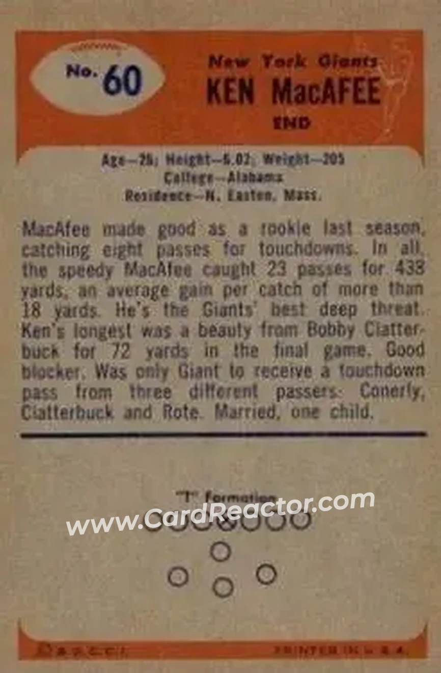 Back of Ken MacAfee