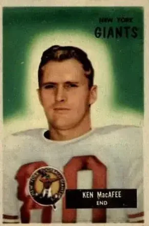 1955 Bowman #60 Ken MacAfee