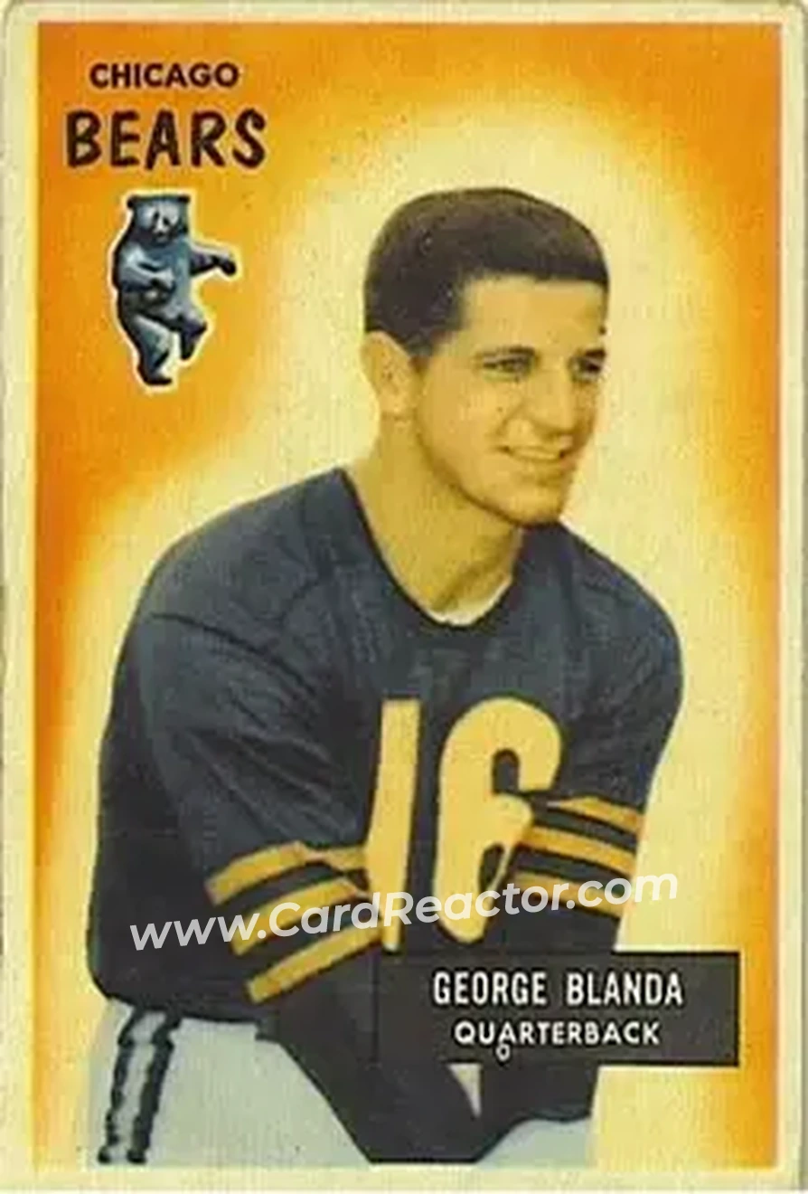 Front of George Blanda