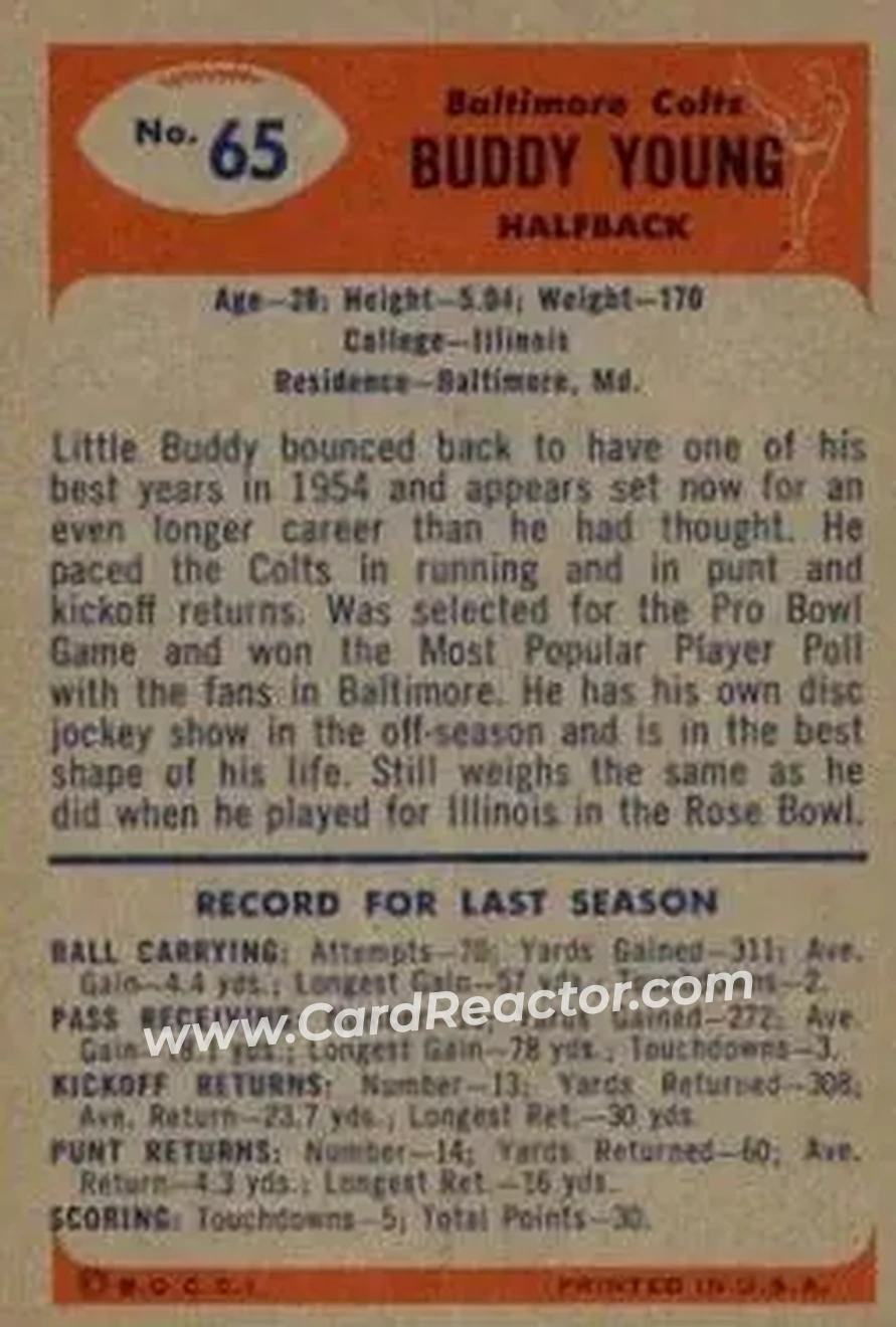 Back of Claude Young