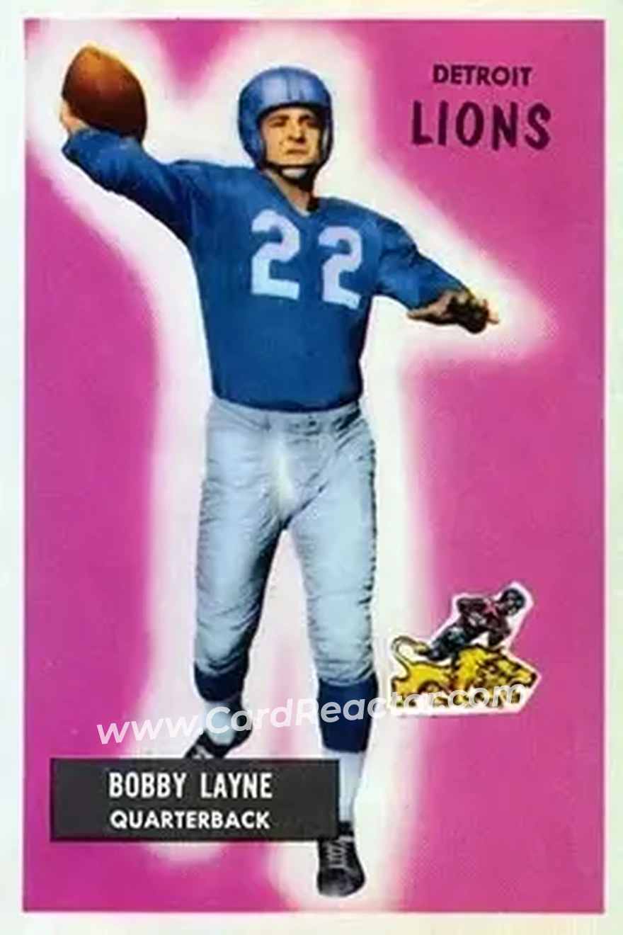 Front of Bobby Layne