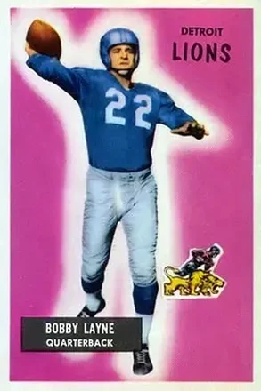 1955 Bowman #71 Bobby Layne