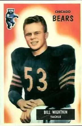 1955 Bowman #92 Bill Wightkin