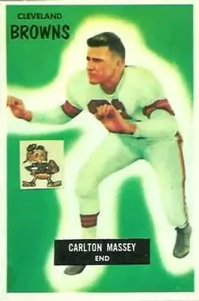 1955 Bowman #98 Carlton Massey