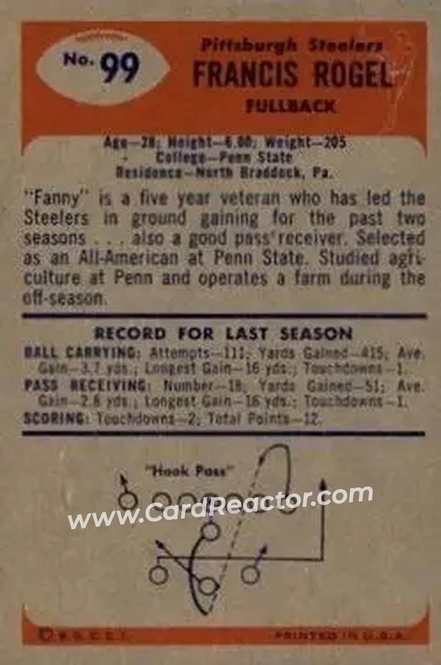 Back of Fran Rogel