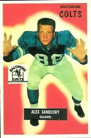 1955 Bowman #100 Alex Sandusky
