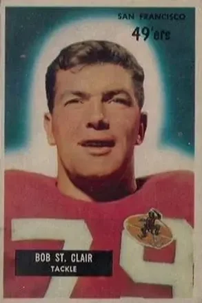 1955 Bowman #101 Bob St. Clair