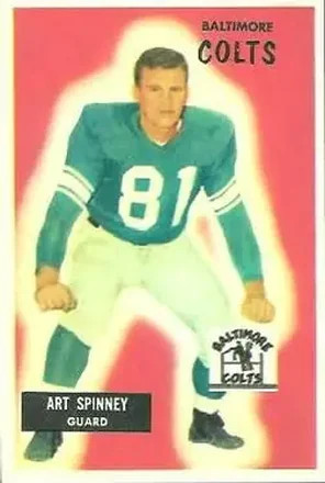 1955 Bowman #107 Art Spinney