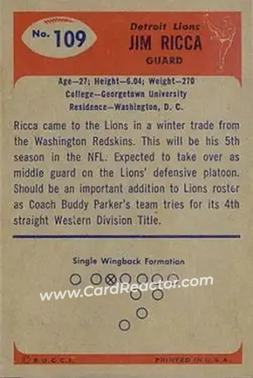 Back of Jim Ricca
