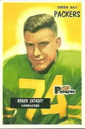 1955 Bowman #111 Roger Zatkoff