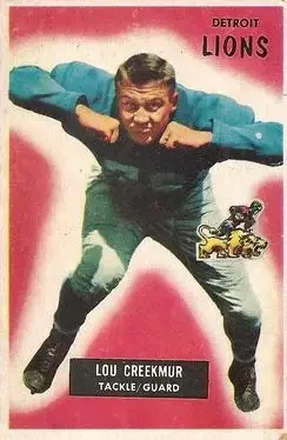 1955 Bowman #112 Lou Creekmur
