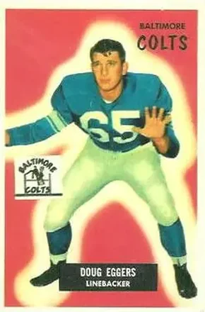 1955 Bowman #114 Doug Eggers