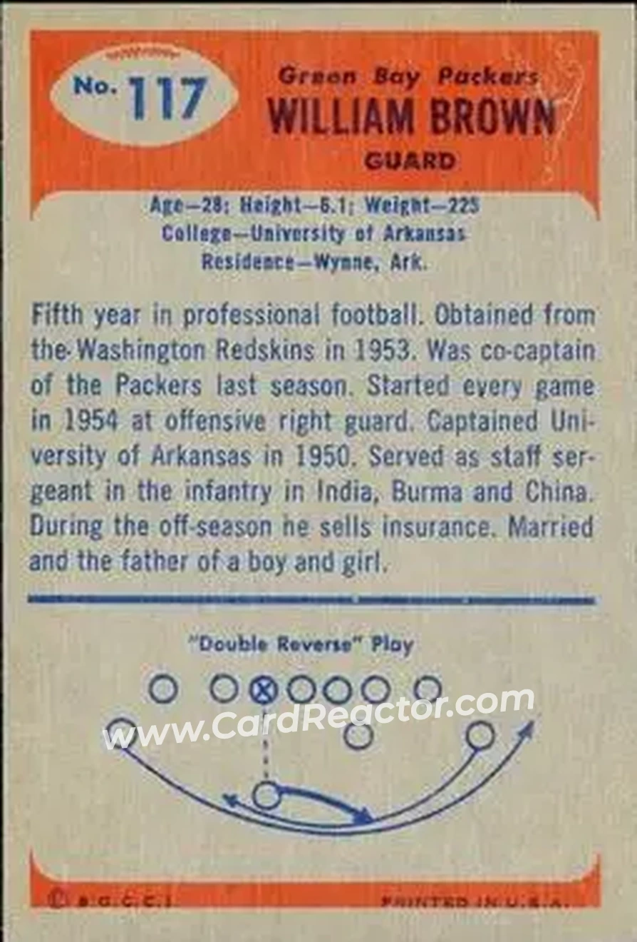 Back of William Brown