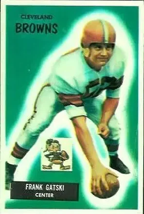 1955 Bowman #119 Frank Gatski