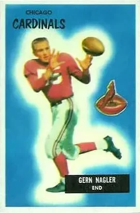 1955 Bowman #127 Gern Nagler