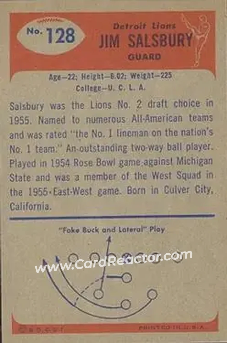 Back of Jim Salsbury