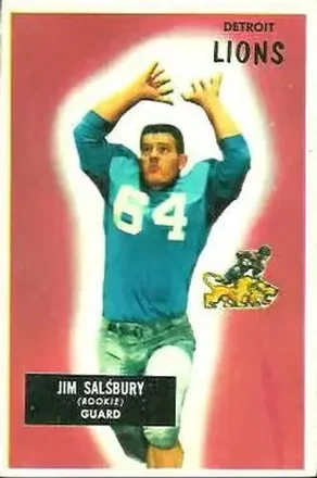 1955 Bowman #128 Jim Salsbury