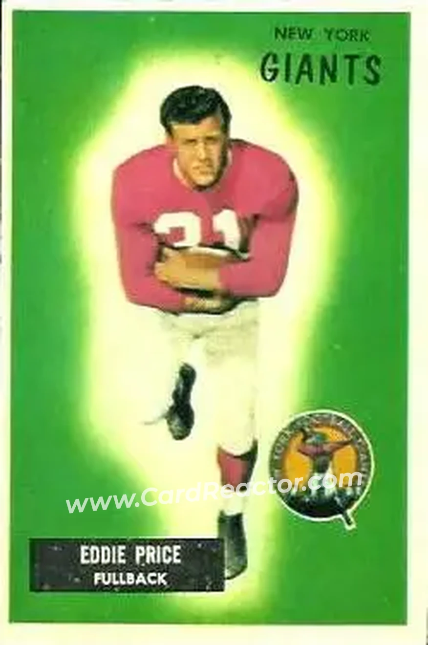 Front of Eddie Price