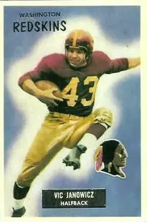 1955 Bowman #133 Vic Janowicz