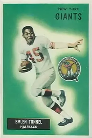 1955 Bowman #136 Em Tunnell