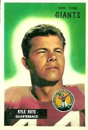 1955 Bowman #137 Kyle Rote