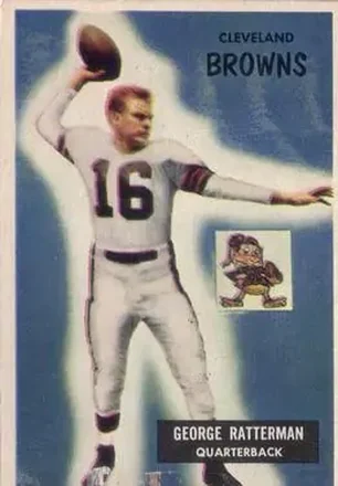 1955 Bowman #150 George Ratterman