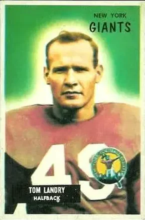 1955 Bowman #152 Thomas Landry