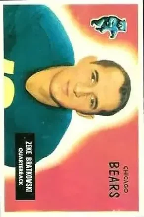 1955 Bowman #154 Zeke Bratkowski