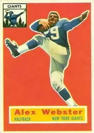 1956 Topps #5 Alex Webster