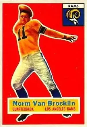 1956 Topps #6 Norm Van Brocklin