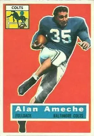 1956 Topps #12 Alan Ameche