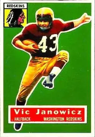 1956 Topps #13 Vic Janowicz
