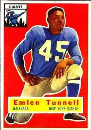 1956 Topps #17 Em Tunnell